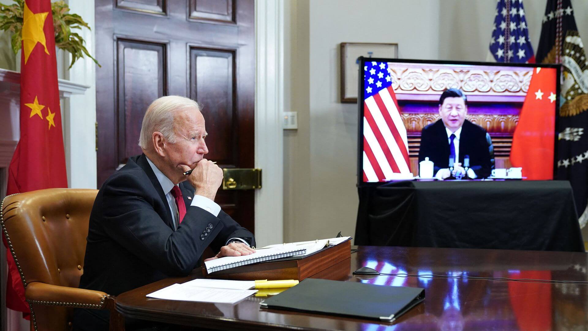 Xi Calls For US, China To “Coexist in Peace” During Meeting With Biden