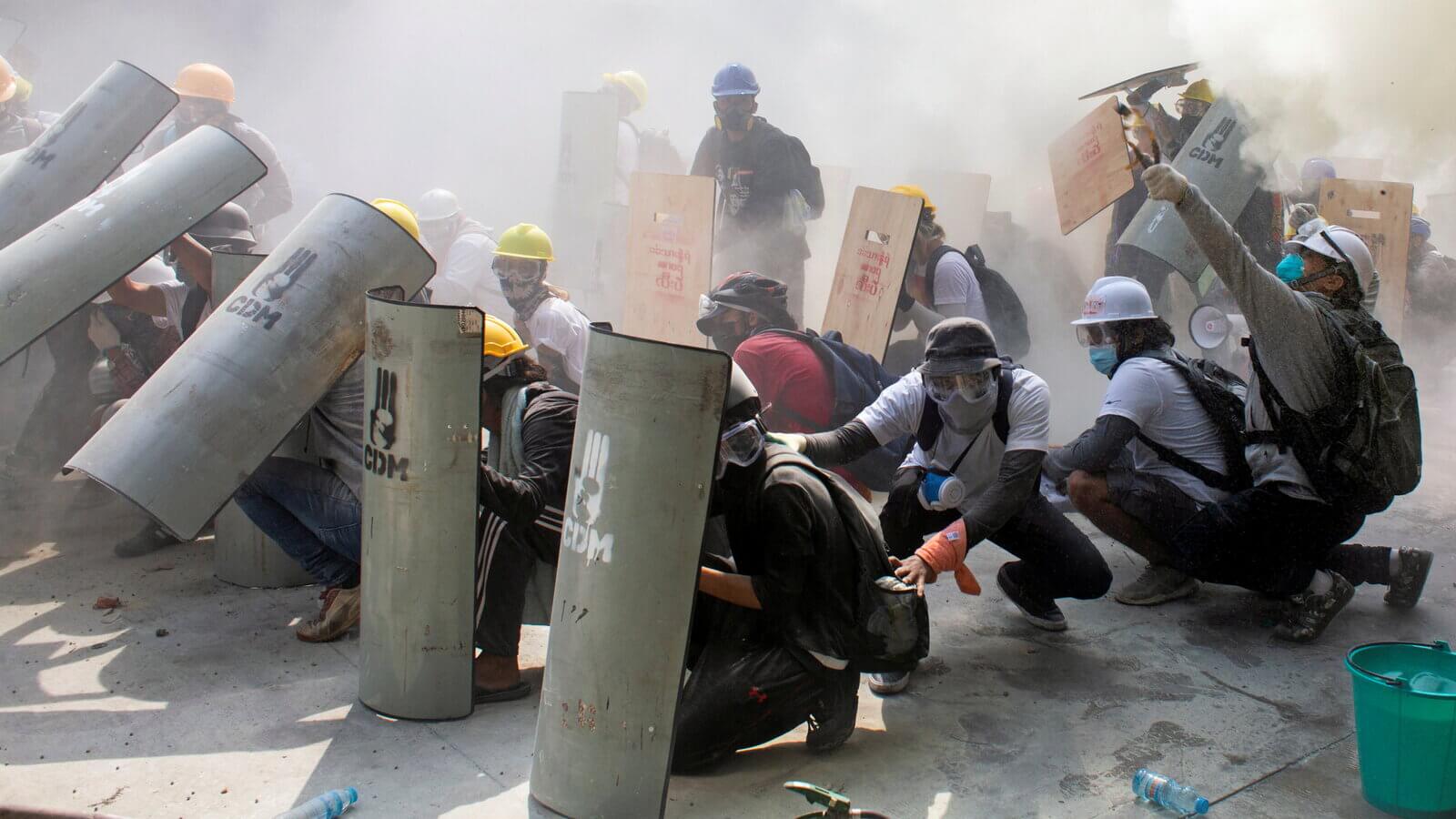 Myanmar Protests Take Violent Turn, At Least 18 Dead, Dozens Injured